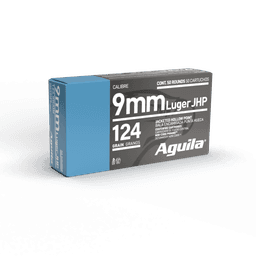 Aguila 9mm Luger 124gr Jacketed Hollow Point