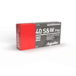 Aguila .40 S&W 180gr Full Metal Jacket