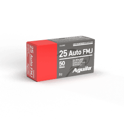 Aguila .25 ACP 50gr Full Metal Jacket